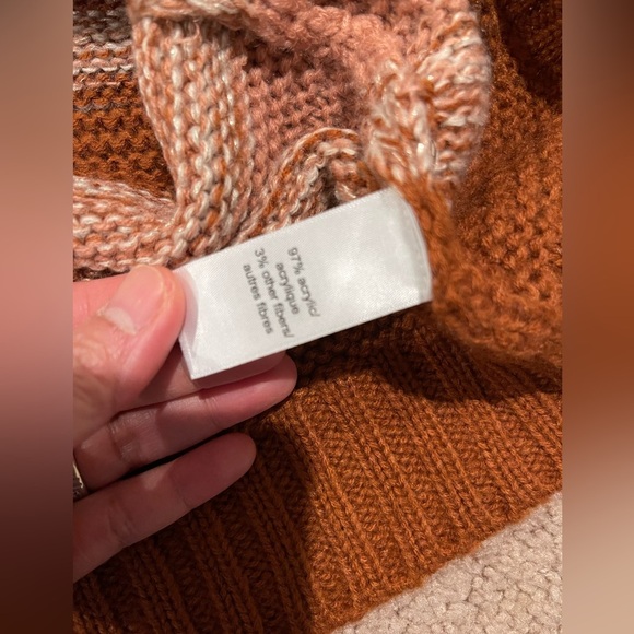 MAURICES Striped Raglan Chunky CrewNeck Fall Vibes Sweater - Picture 4 of 9